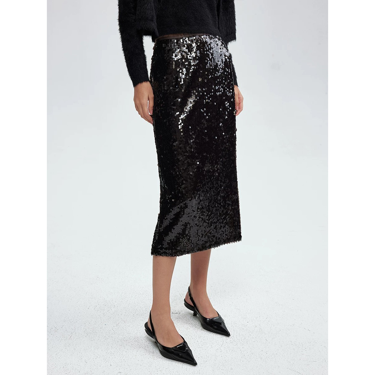 SOLSOL买手店 LAYERS 24秋冬新品 设计师品牌 亮片半裙