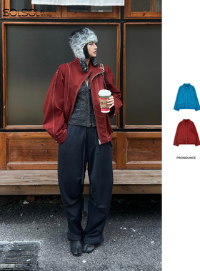 PRONOUNCE 设计师品牌25秋冬新款明线细节城市猎装夹克SOLSOL