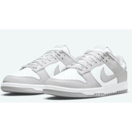 Nike耐克Dunk低帮板鞋男女同款灰白配色复古运动鞋 亮仓
