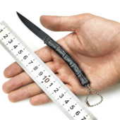 拆快递小刀钥匙扣锋利随身 防身刀具水果刀开箱折叠迷你小刀挂件