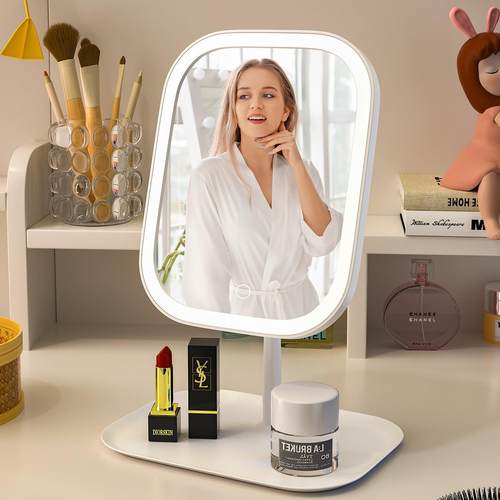 化妆镜LED补光化妆镜便携补妆镜