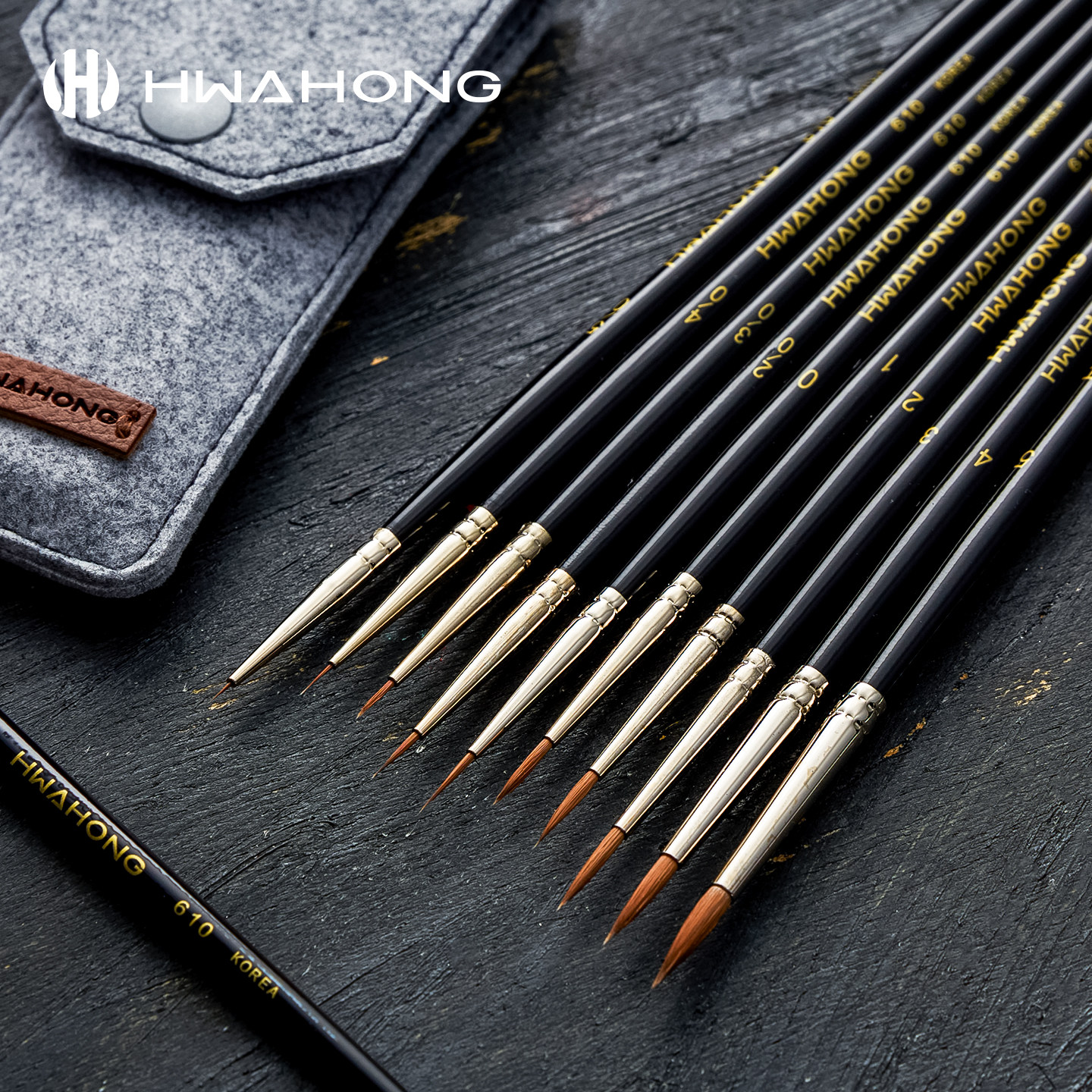hwahong华虹貂毛水彩画笔西伯利亚狼毫极细绘画专用画笔610勾线笔,文具电教/文化用品/商务用品,水彩笔,淘宝优惠券,粉丝福利购,淘宝优惠卷