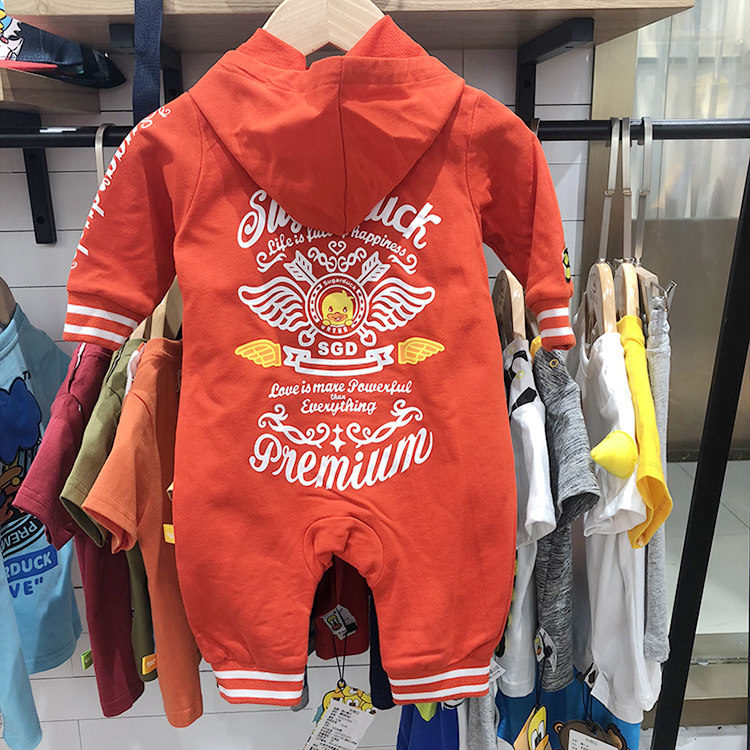 婴儿衣服春秋洋气哈衣可爱超萌造型连体衣一岁男宝宝卡通长袖爬服