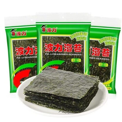 波力4.5G原味海苔解馋小零食袋装