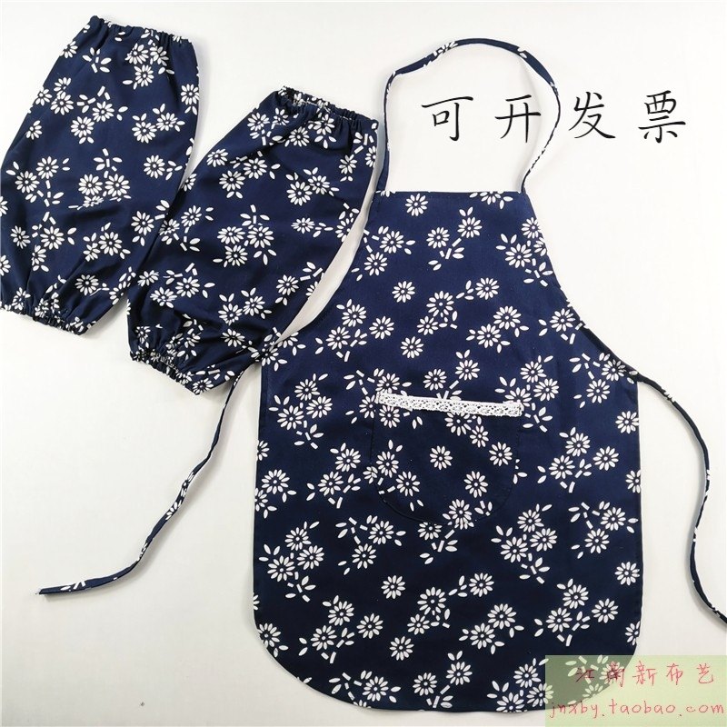 蓝印花布围裙民族风小碎花幼儿园舞蹈演出围兜儿童成人采茶活动,家庭/个人清洁工具,围裙,淘宝优惠券,粉丝福利购,淘宝优惠卷