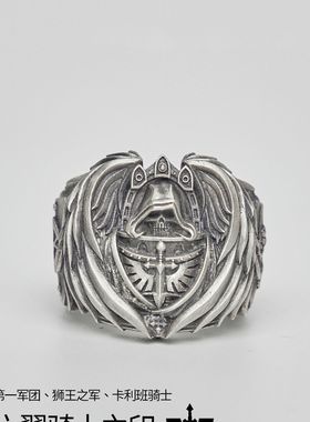 六翼骑士之印 战锤40K周边 黑暗天使2022个性原创复古好友礼物