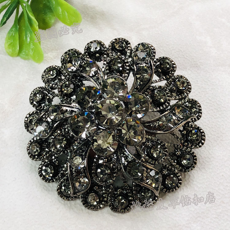 貂皮裘皮皮草大衣水貂水钻扣子纽扣 高档新款袖口领口装饰圆扣002,居家布艺,纽扣,淘宝优惠券,粉丝福利购,淘宝优惠卷