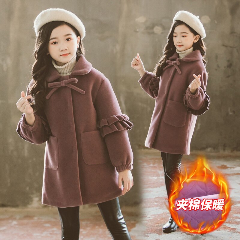 2020女童夹棉外套4夹棉中大童5呢子大衣6棉袄7秋冬天8新款9岁童装|ruв категории Детская одежда, пальто/пиджак/пальто, пальто - от Buy2taobao.com для оказания профессиональной услуги покупки агента Taobao