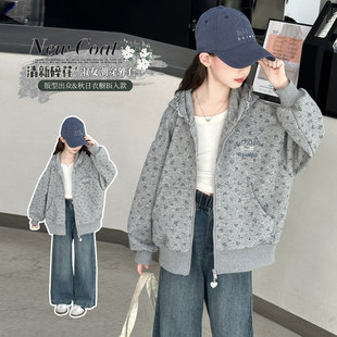 春秋运动外套两件套洋气儿童套装休闲女孩新款中大童女童2025网红