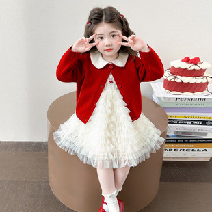 女童连衣裙春秋季2026新款儿童洋气时髦长袖宝宝春装韩系公主裙子
