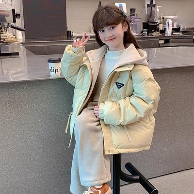 女童棉服加厚冬装2024新