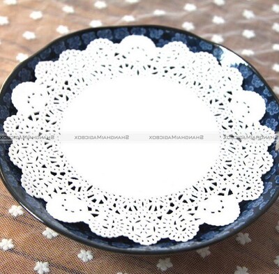 White Paper Doilies 30PCS Round Disposable Doily 7.5/8.5/9.5