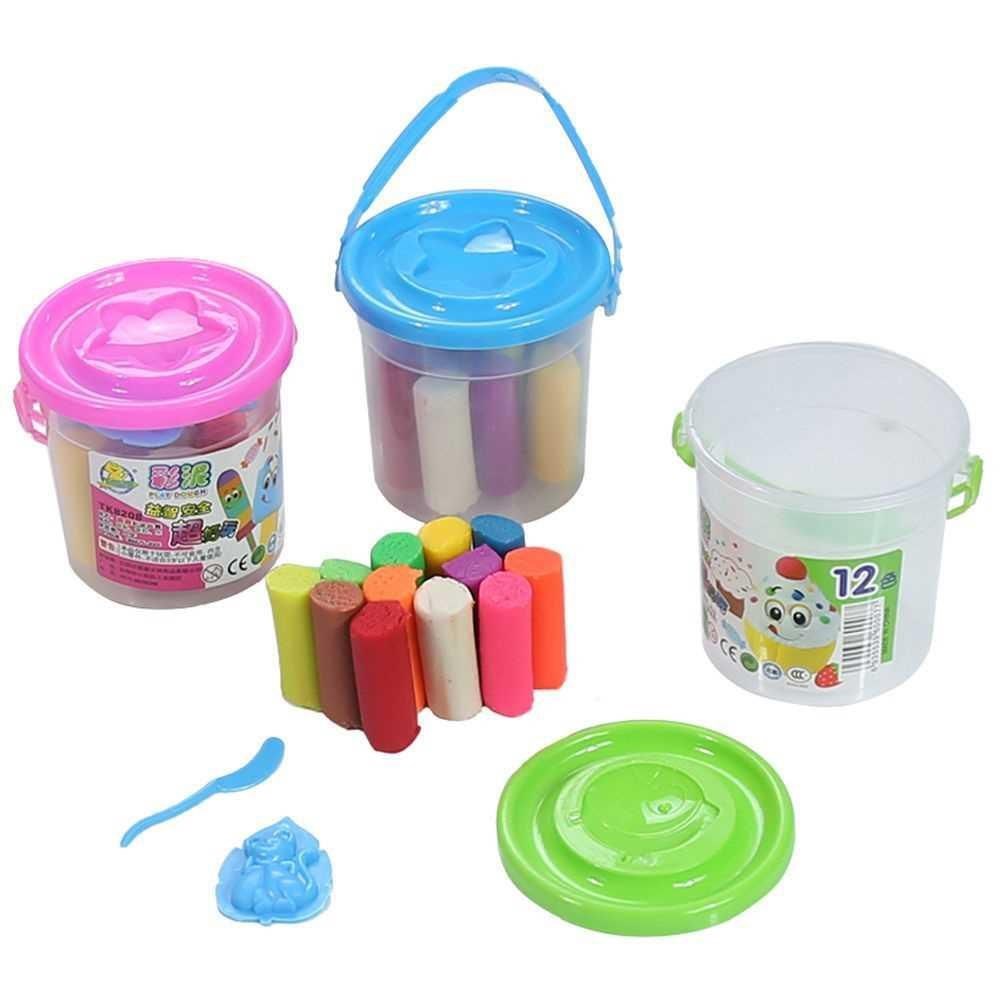 play dough doh clay modeling cutter tool toy plasticine set