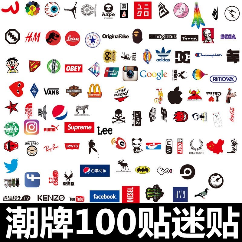 mini stickers skateboard sticker laptop luggage stickers贴纸