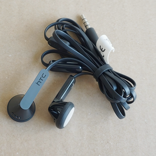 全新原装库存HTC平头耳机3.5mm耳机带麦线控通话有线立体声耳塞