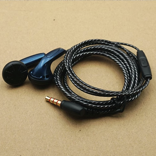 人声发烧hifi耳机 手机线控平头式耳塞 超重低音DIY定制mx500耳机