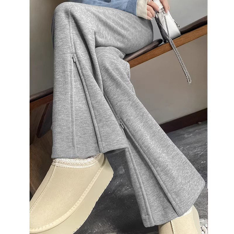 2026洋气儿童大童裤子春装微喇裤运动女童女孩春秋新款喇叭裤休闲