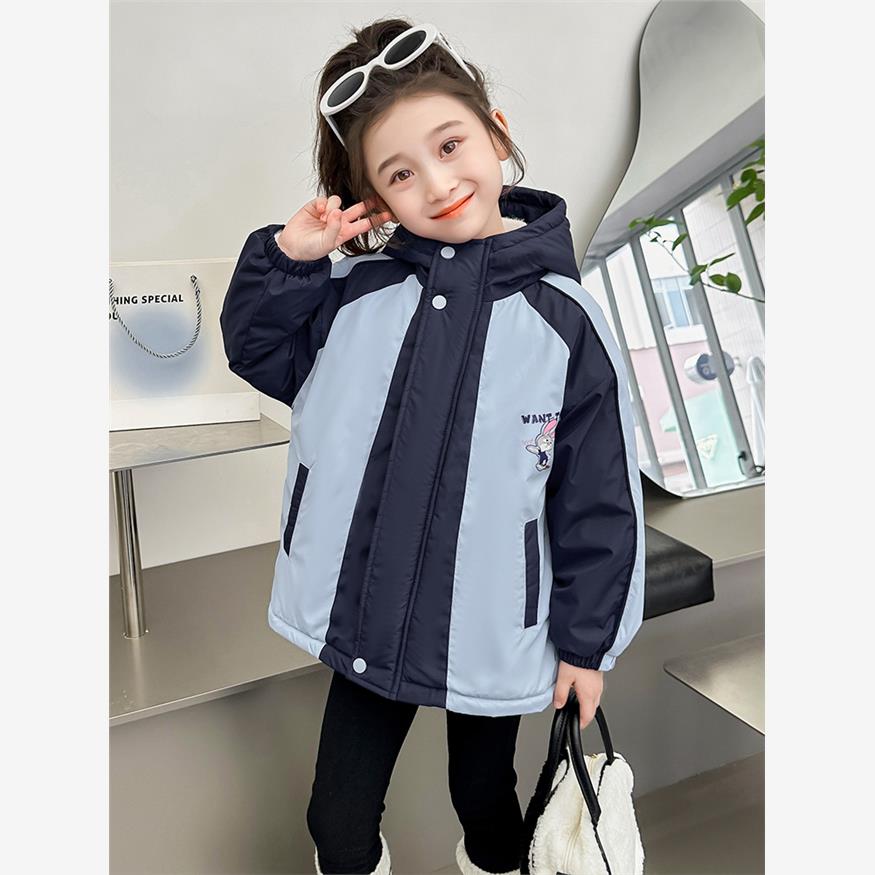 女.童加厚兔子冲锋衣秋冬