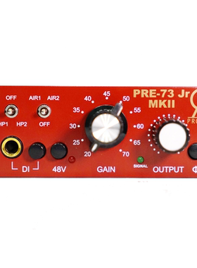 GA PRE-73 JR MK2经典复古式单通道话筒放大器 专业录音直播话放