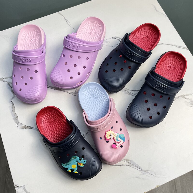 维布伦洞洞鞋亲子花园鞋eva夏季软底沙滩凉鞋