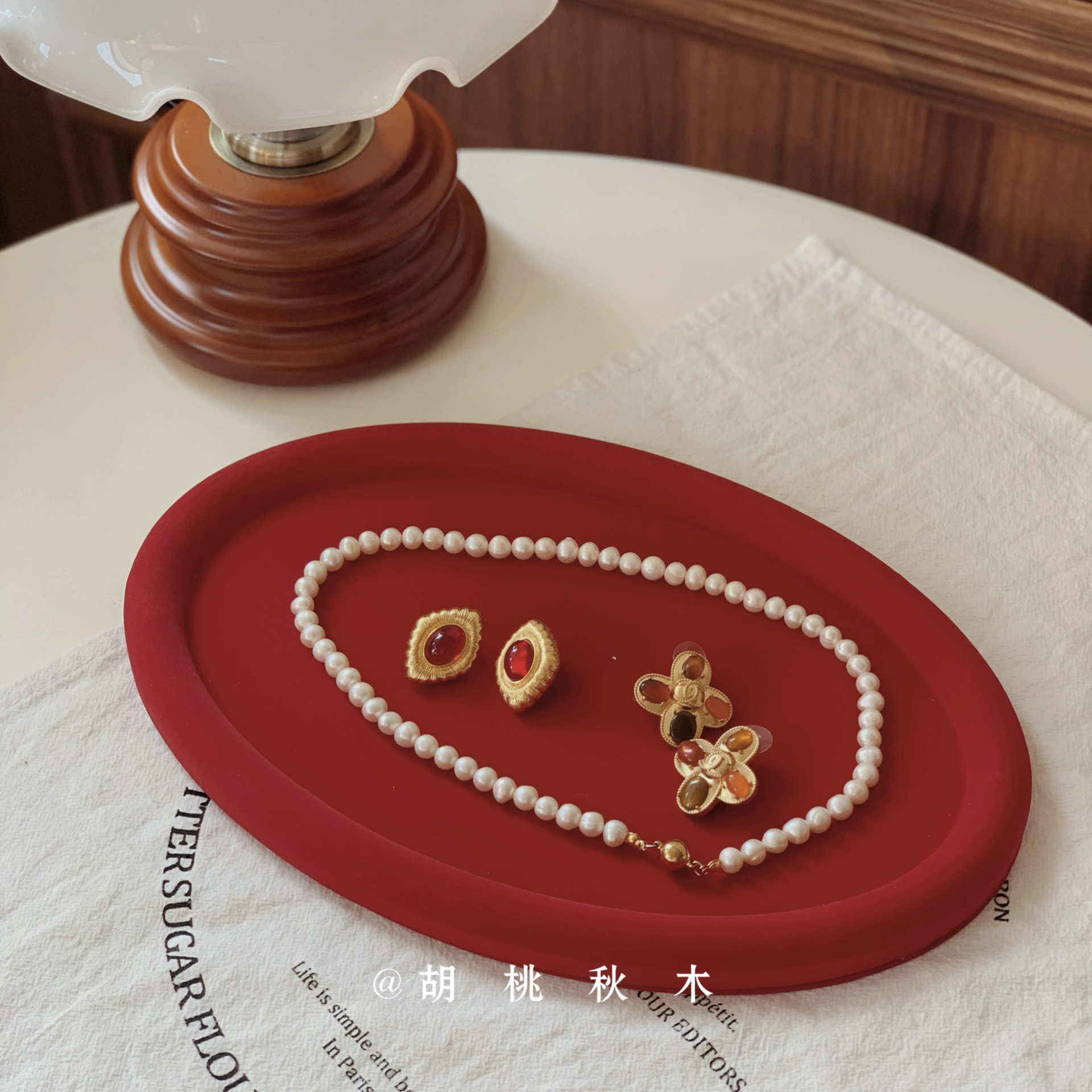 爱心创意复古戒指饰品展示盒