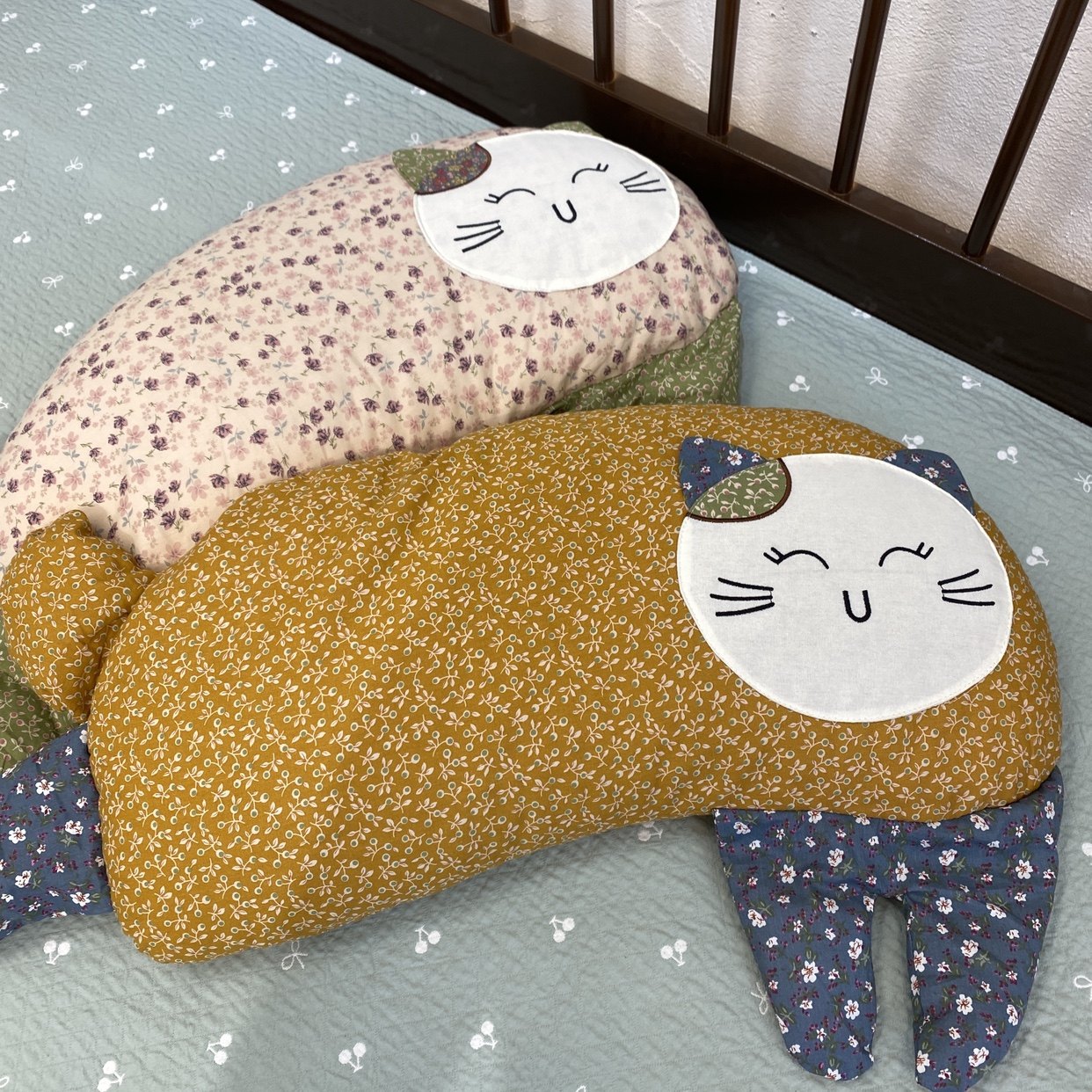 可爱猫咪荞麦枕头成人全棉枕芯可拆卸四季通用儿童卡通专用午睡枕,床上用品,花草枕,淘宝优惠券,粉丝福利购,淘宝优惠卷