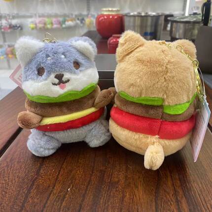 呆萌创意柴犬狗狗毛绒挂件包包饰品小公仔少女生日礼物钥匙扣玩偶