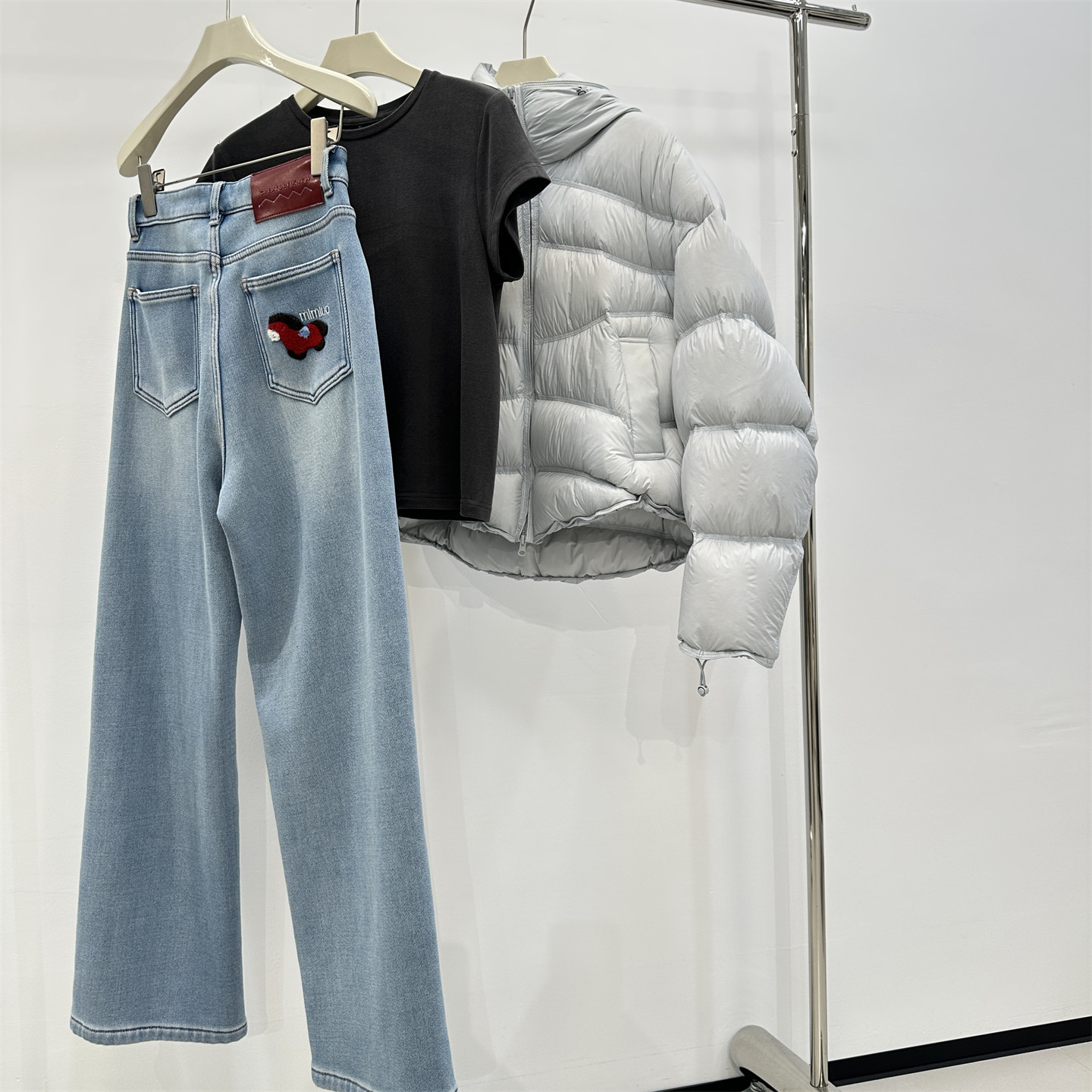 “本命马儿毛巾绣”牛仔裤女高腰显瘦百搭加绒窄版直筒长裤子冬季,女装/女士精品,牛仔裤,淘宝优惠券,粉丝福利购,淘宝优惠卷