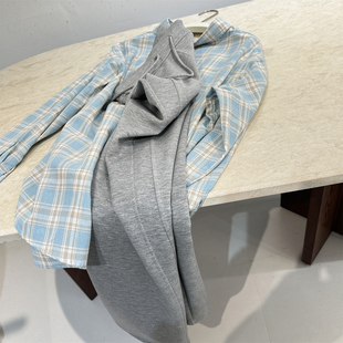 阔腿休闲裤 立体剪裁 女春露露风天丝棉抽绳显瘦窄版 微喇裤 超模