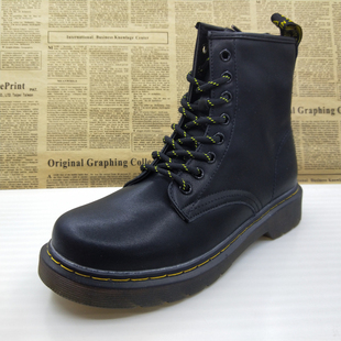 38码 孤品清仓真皮休闲牛筋底防滑透气百搭加绒保暖秋冬马丁靴女靴