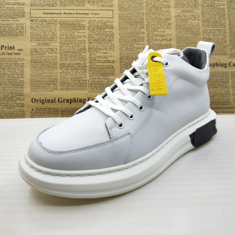 42码孤品清仓真皮轻便防滑高帮上线休闲板鞋防滑透气小白鞋男皮鞋