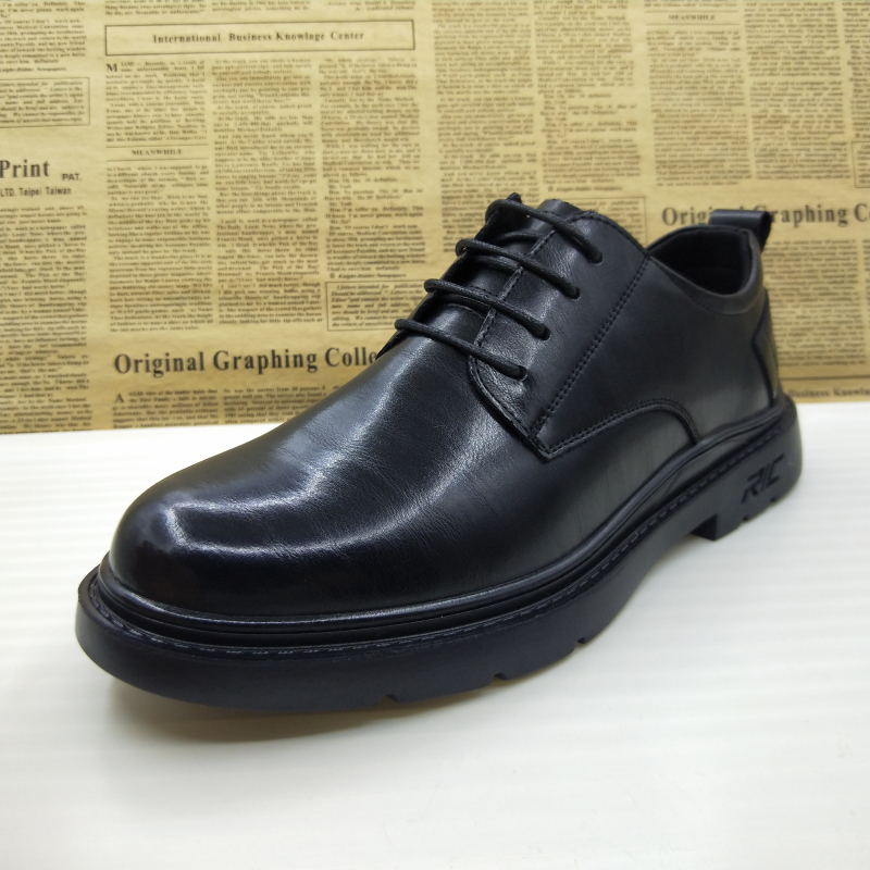 软底防滑通勤职业百搭男皮鞋