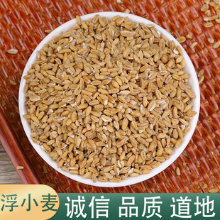 浮小麦小麦仁米浮麦浮水麦浮小麦米500克包邮中药材免费磨粉