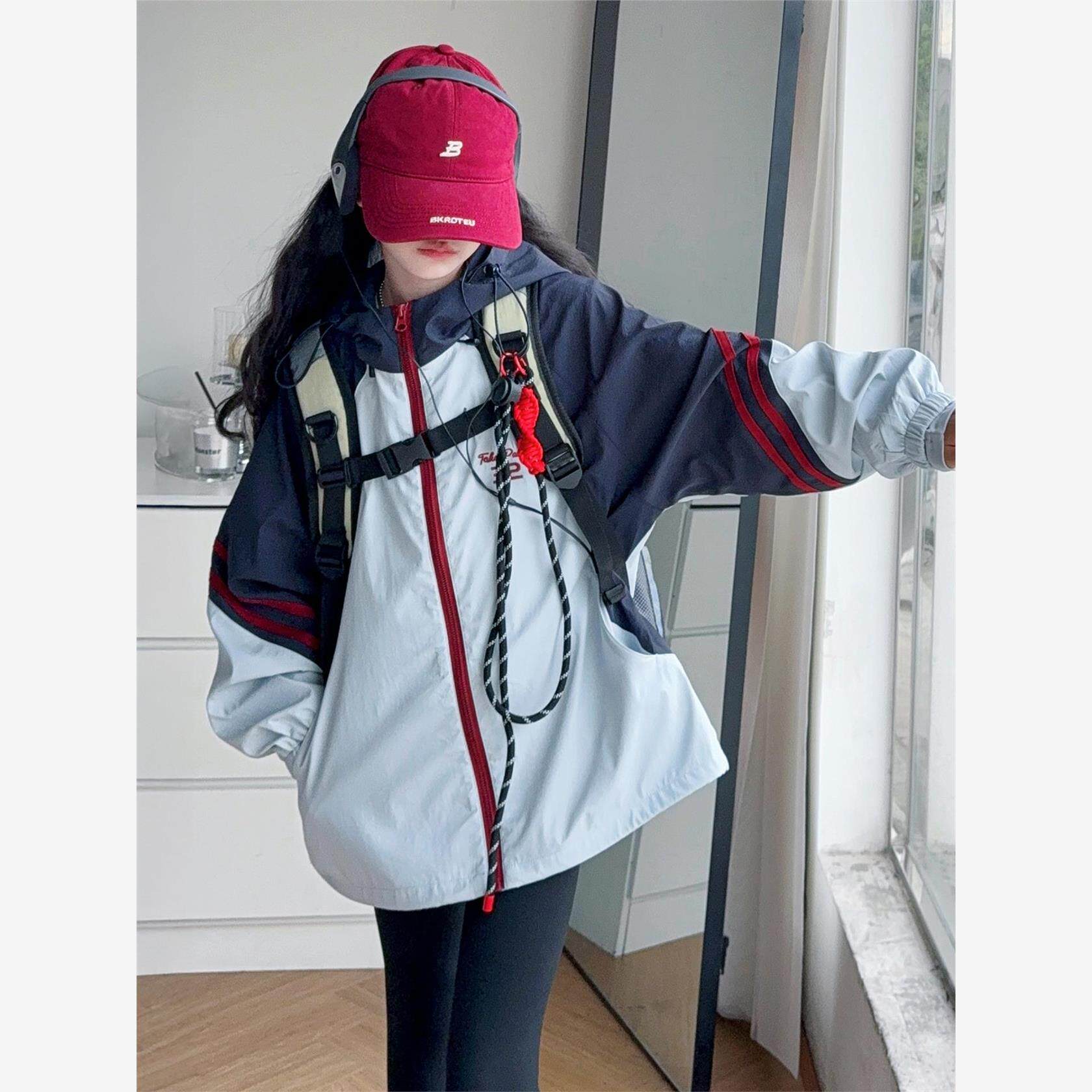 外套女款春秋女童2025新款儿童风衣夹克秋装洋气女大童早秋冲锋衣