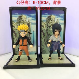 宇智波佐助 2款 盒装 Q版 模型 公仔 漩涡鸣人 摆件