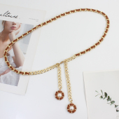 小香风金属链条腰饰 饰细腰带毛衣西装 腰链女配裙子衬衫 收腰百搭装