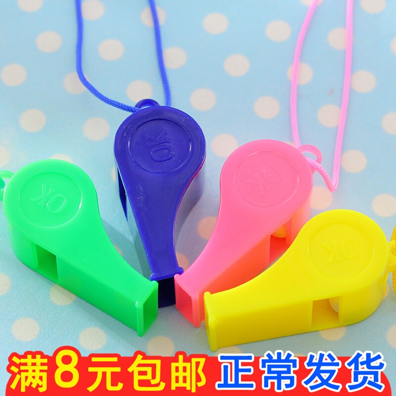 Plastic Whistle Children’s Toys gift Refuel whistling Referee whistle Fan Lanyard Games whistlein the Festive supplies/Gift , Whistle  category - from Buy2taobao.com to provide professional Taobao agent buy service