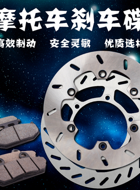 适用雅马哈TTR250 TT250R DT200DT230WR200前后刹车盘碟刹车盘/片