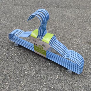 衣架实心加粗45CM家用衣服撑子成人衣挂冬季衣服挂无痕纯色