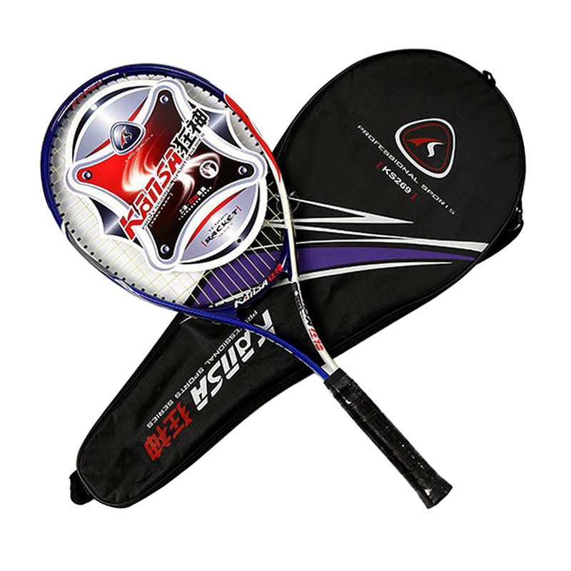 狂神网球拍铝合金球拍成人初学网拍通用型送网球拍包