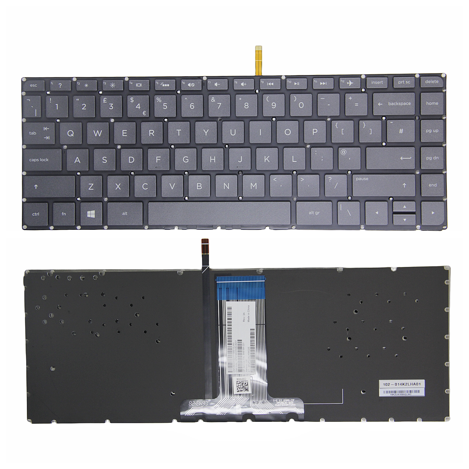 全新惠普hp 14ab 14-ab 14al 13-u 14-al w118 tpn-q171 q158键盘