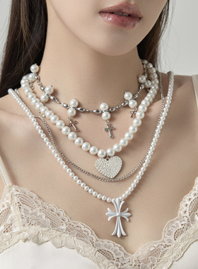 Starfire仿珍珠百搭女锁骨链