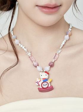 原创设计可爱KT吊坠项链