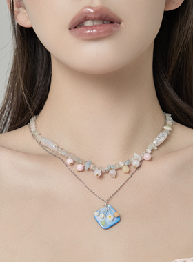 Starfire碎石女甜美锁骨链