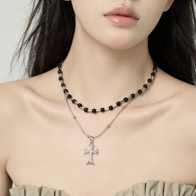 Starfire钛钢女锁骨链