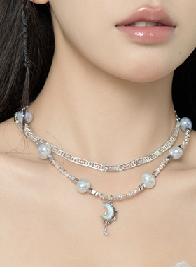 Starfire小众女叠戴锁骨链