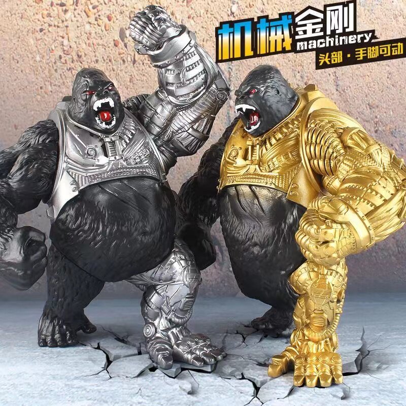 影版狂暴虐龙大号金刚霸王龙大猩猩仿真动物塑胶模型儿童男孩玩具