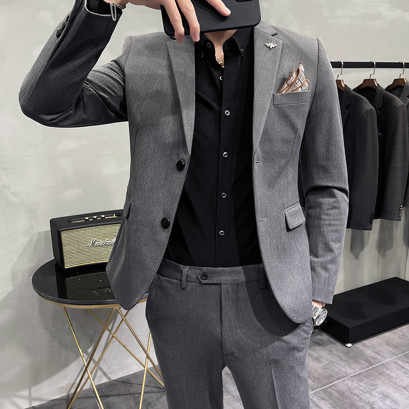 长期做不断货#秋装新款西装 高品质休闲西服套装 LJT71-P180图片