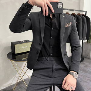 长期做不断货#秋装新款西装 高品质休闲西服套装 LJT71-P180图片