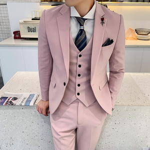 长期做不断货韩版小西装男士西服套装SJT09